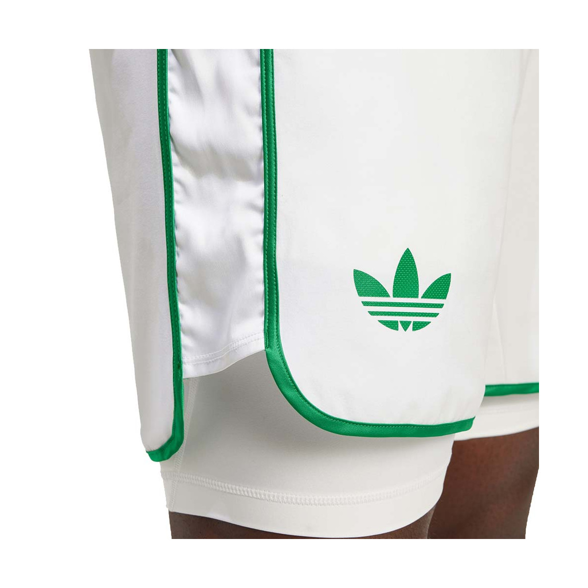 Adidas Pro 2N1 White Short