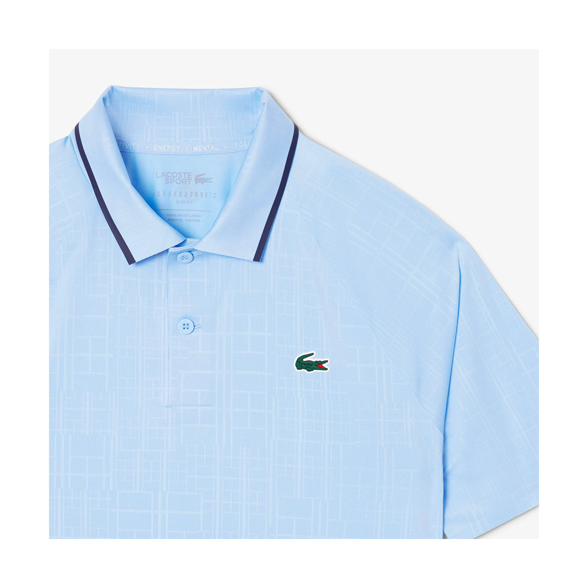 Lacoste Tennis Polo Novak Djokovic On Court Black