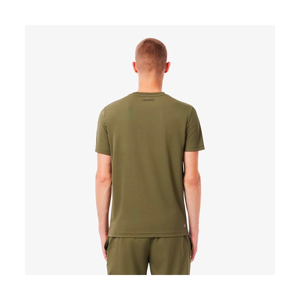 Lacoste Ultra Dry Printed White Ecru T-shirt