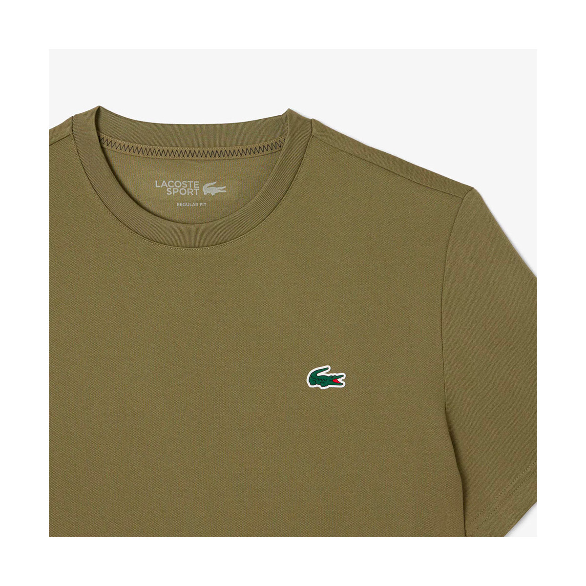 Lacoste Ultra Dry Printed White Ecru T-shirt