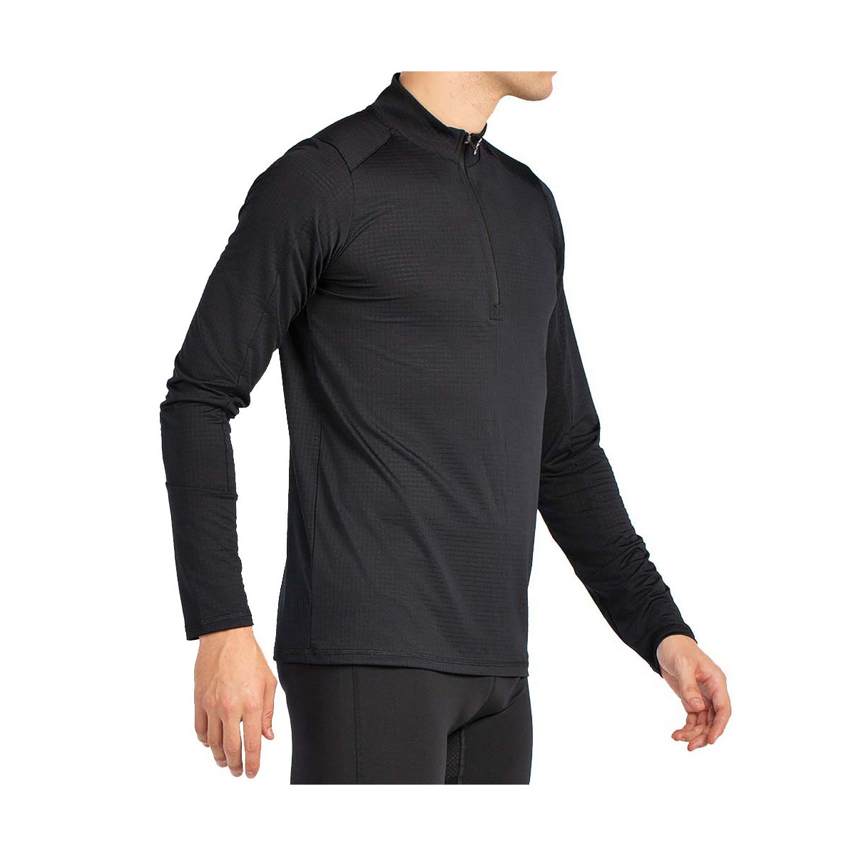 Asics Court LS Zip Long Sleeve T-Shirt White