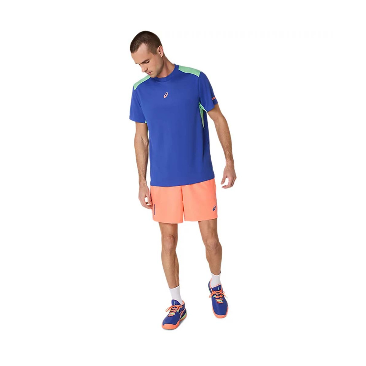 Asics Padel Court SS T-Shirt Mint / Coral