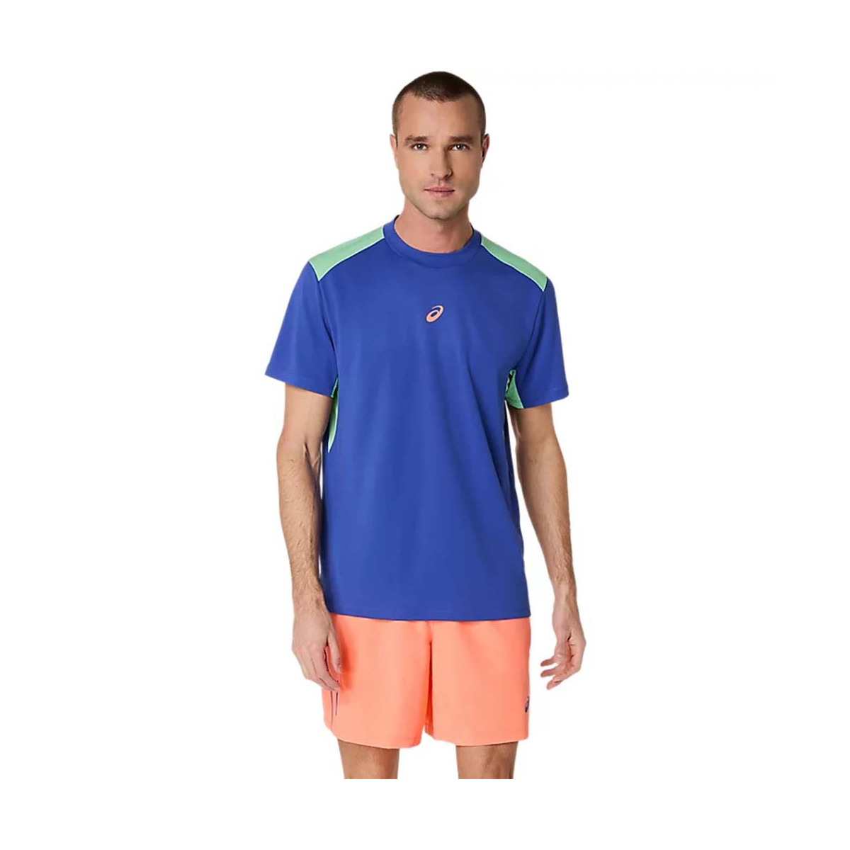 Asics Padel Court SS T-Shirt Mint / Coral