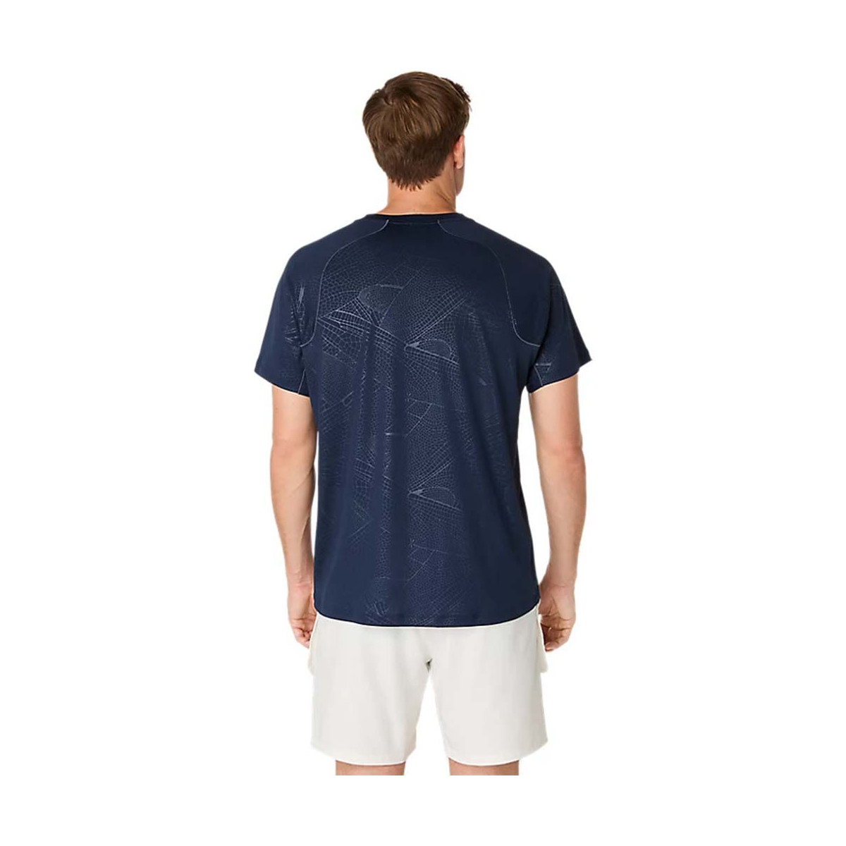 Asics Game All Over T-Shirt Cream