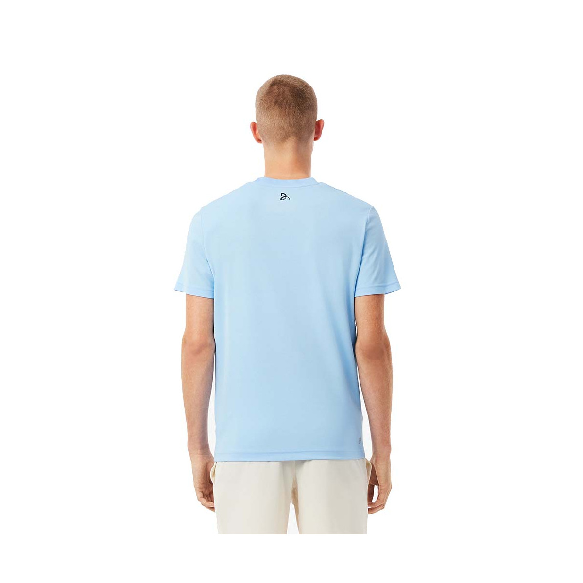 Lacoste Tennis Novak Djokovic Ultra Dry Printed Black T-shirt