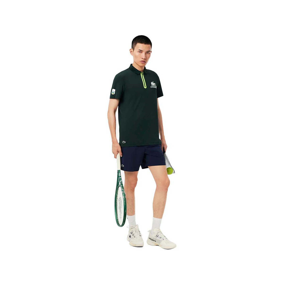 Lacoste Tennis Melbourne Daniil Medvedev Green polo