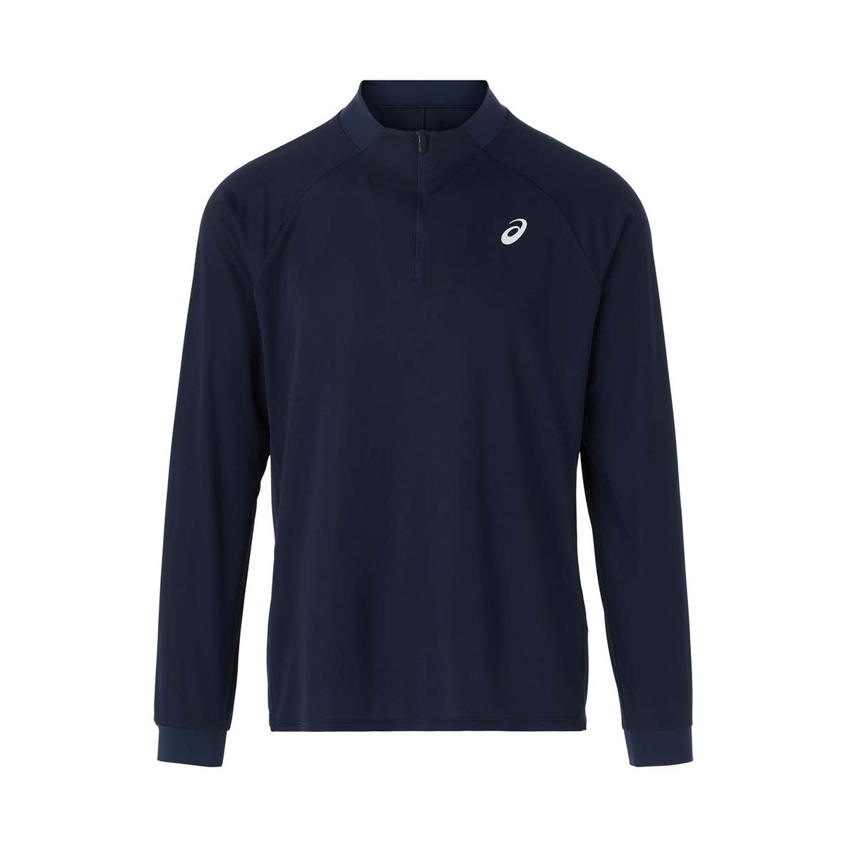Asics Court LS Zip Long Sleeve T-Shirt White