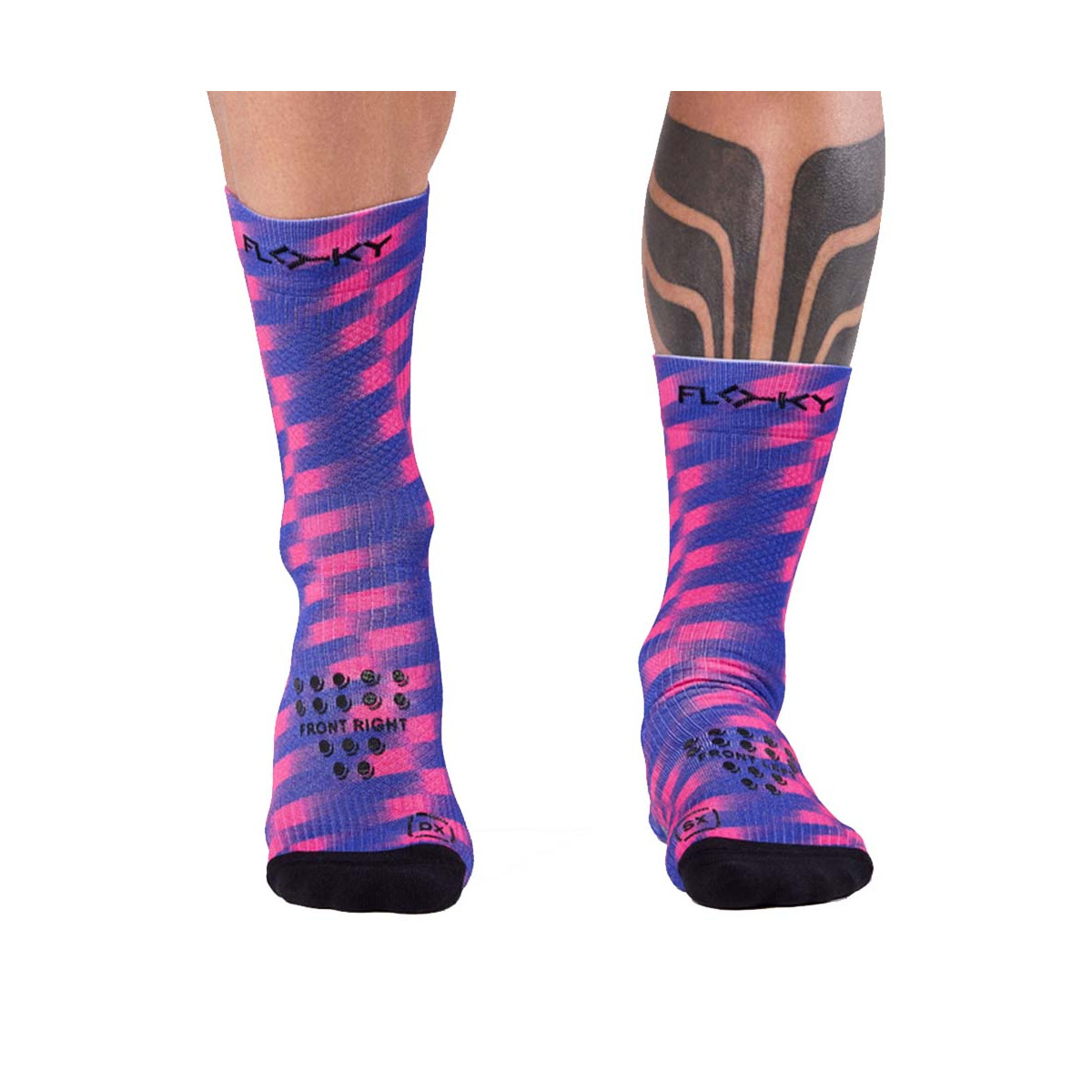 Floky S-MASH 3D FANTASY Bali Blue Compression Socks