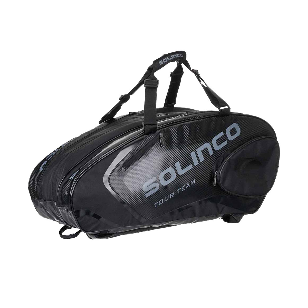 Solinco Tour Team BlackOut 15R Black thermobag