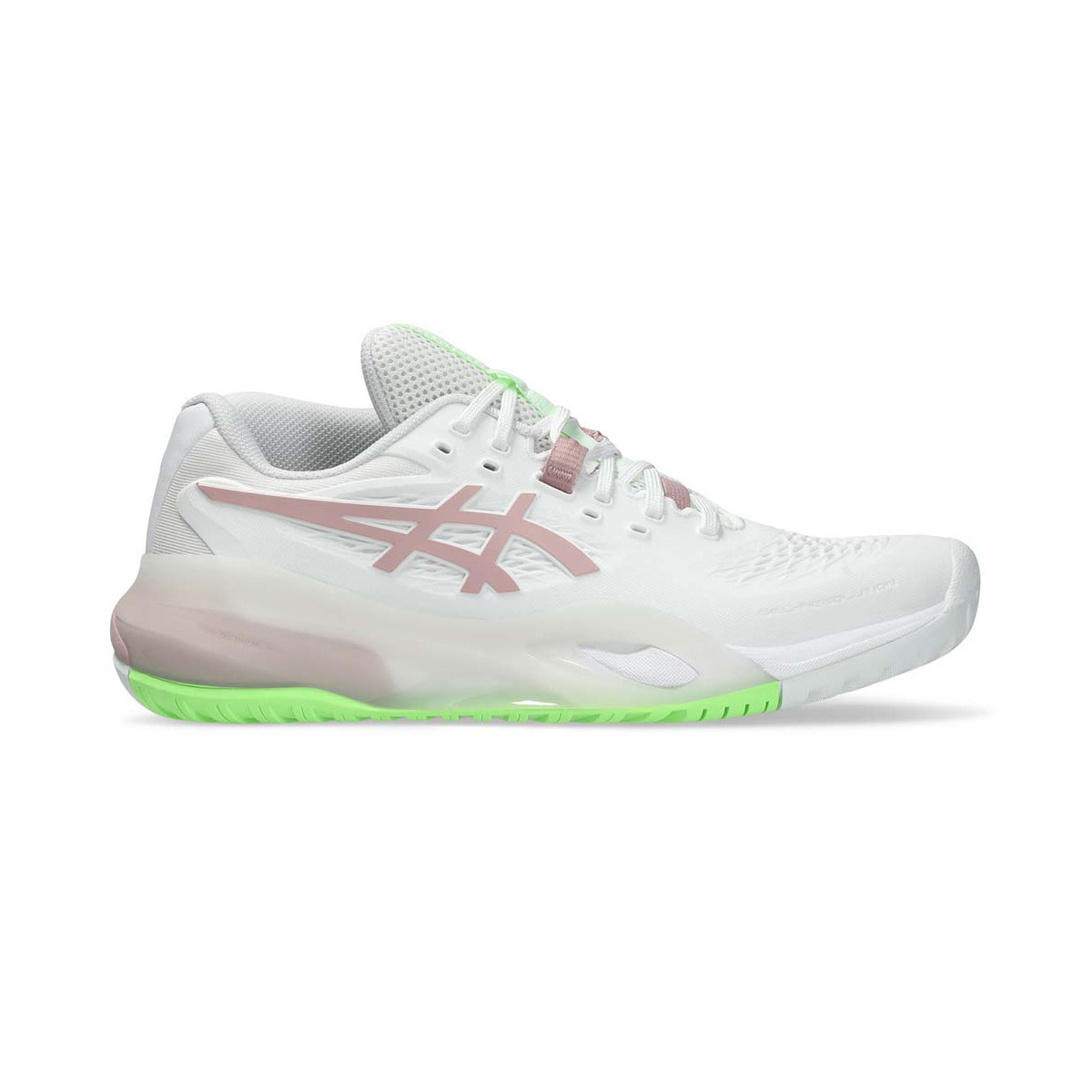 Asics Gel Resolution X Woman White / Pastel green Shoes
