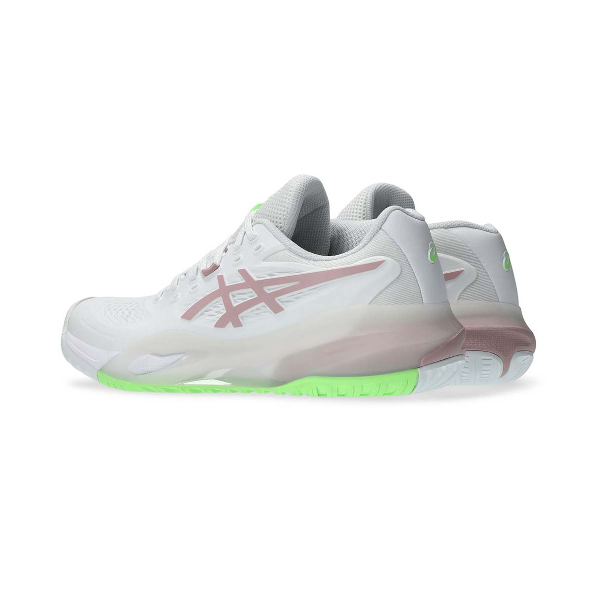 Asics Gel Resolution X Woman White / Pastel green Shoes