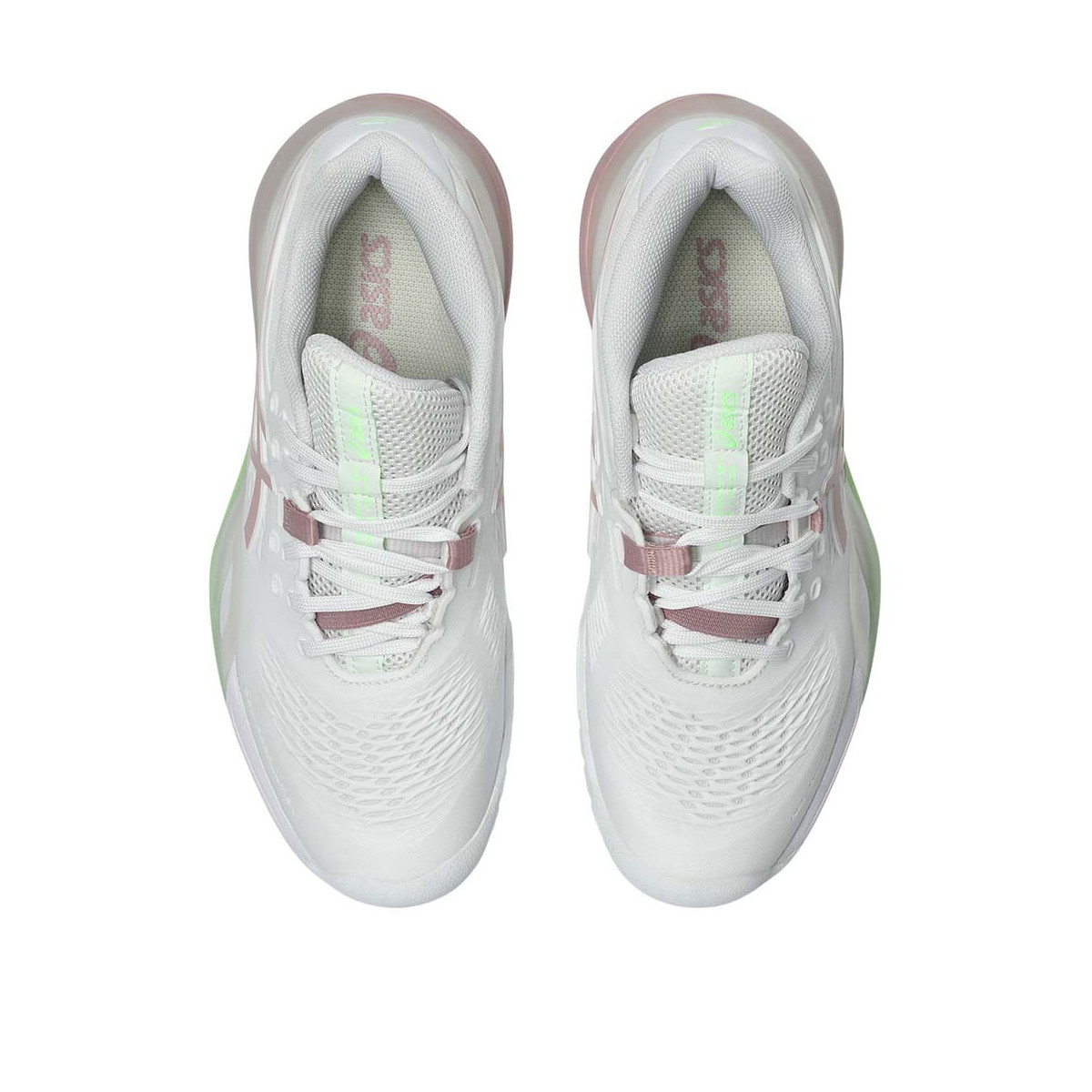 Asics Gel Resolution X Woman White / Pastel green Shoes