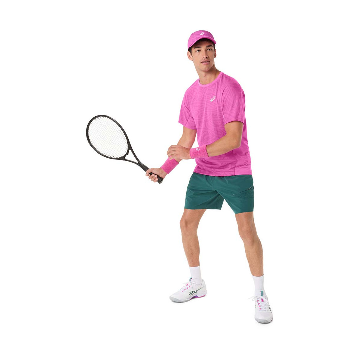 Asics Match Green T-Shirt