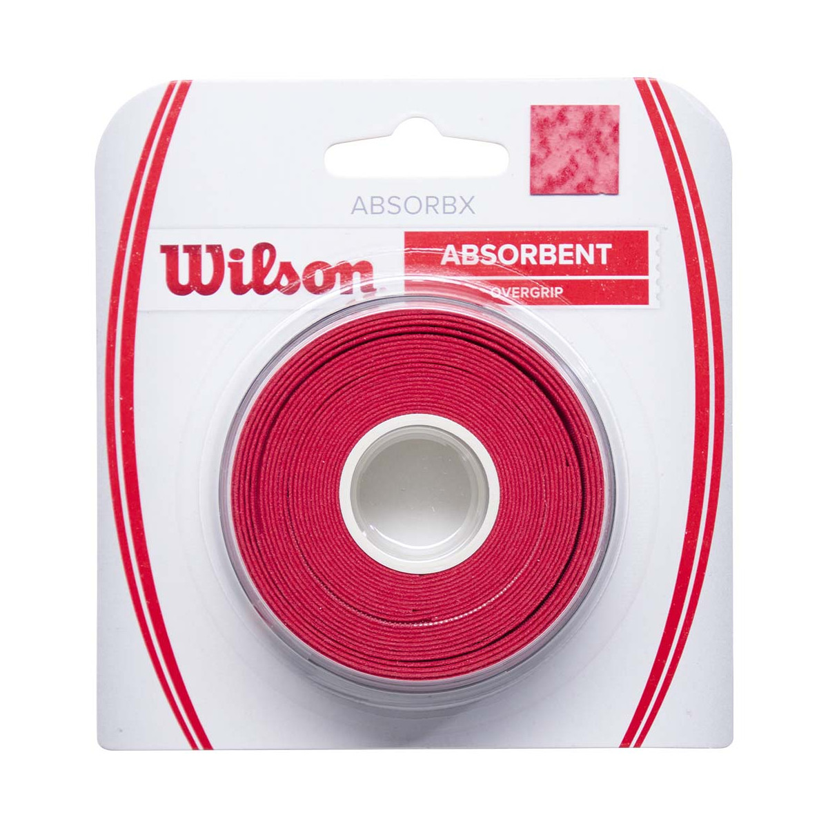 Wilson AbsorbX Overgrip Black x 3 overgrips