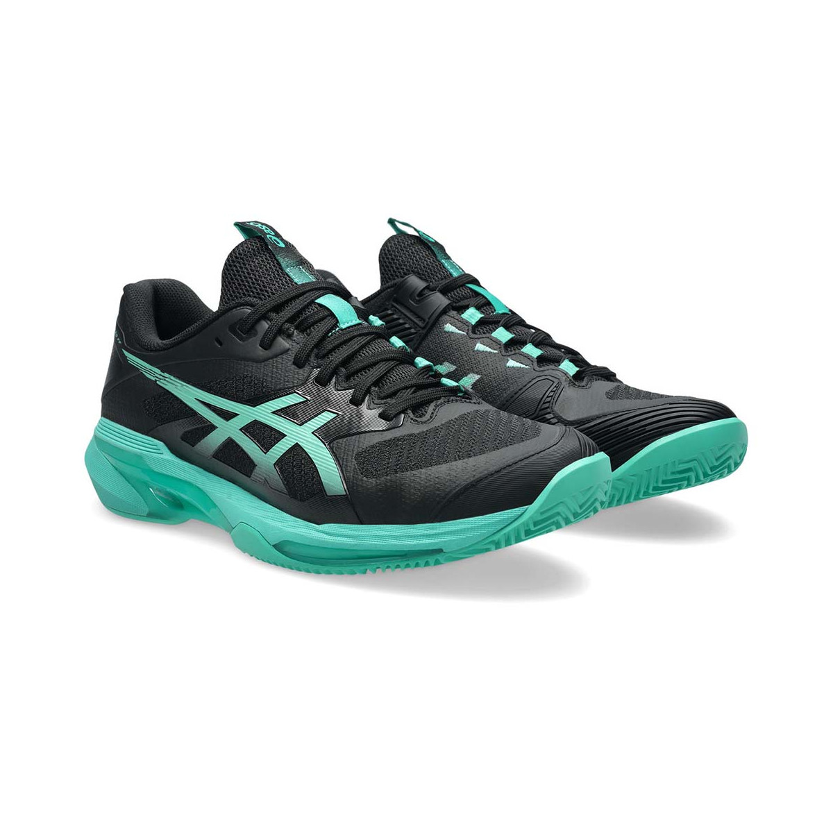 Asics Gel Solution Speed ​​FF 4 Shoes Black / Green