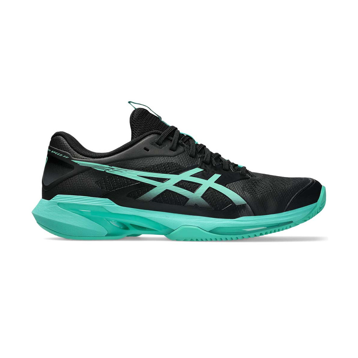 Asics Gel Solution Speed ​​FF 4 Shoes Black / Green