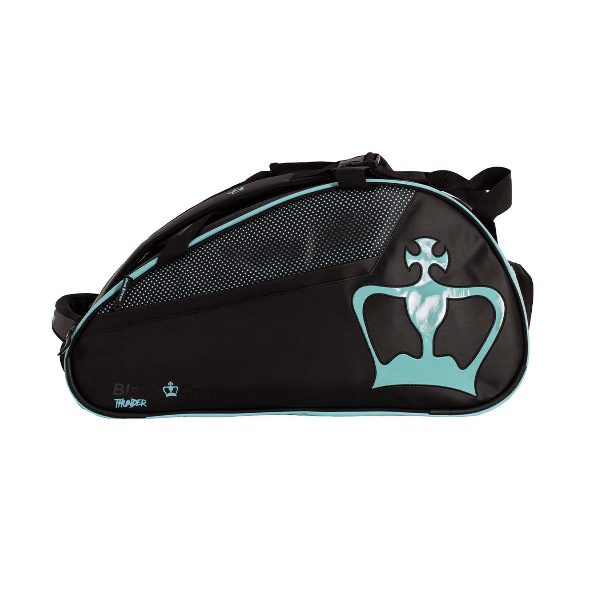 Black Crown Thunder Black / Turquoise padel bag