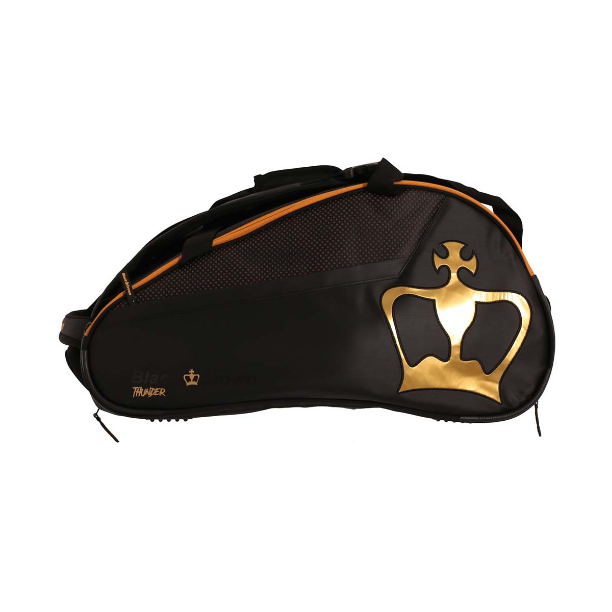 Black Crown Thunder Black / Brown padel bag