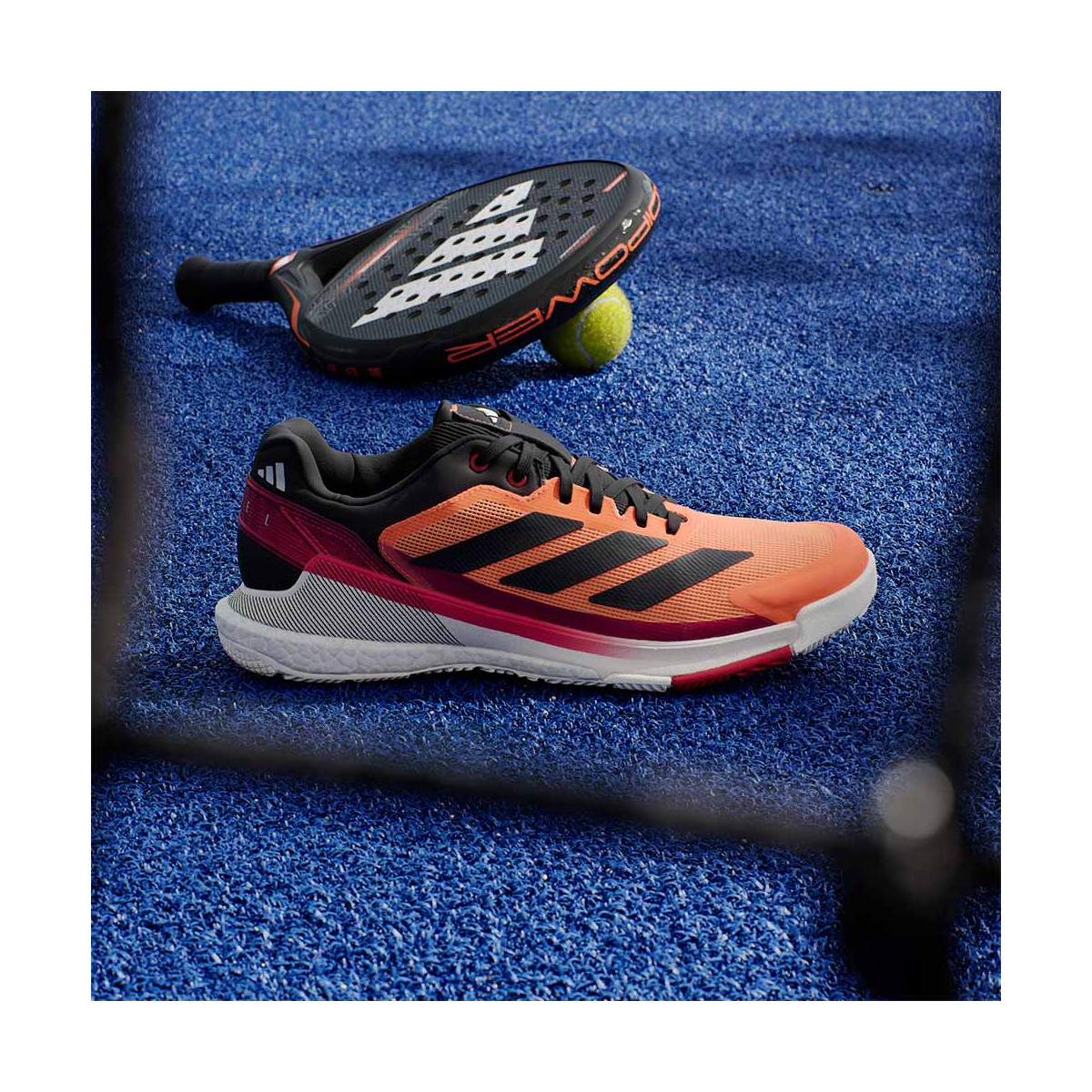 Adidas Crazyquick Boost Padel Shoes White / Black / Green