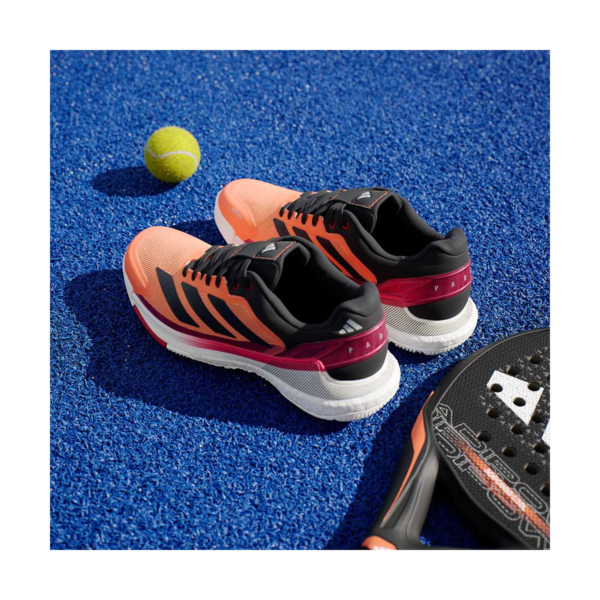 Adidas Crazyquick Boost Padel Shoes White / Black / Green