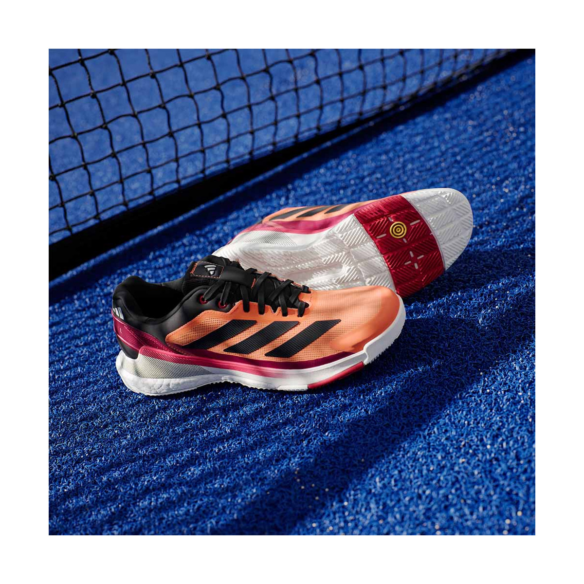Adidas Crazyquick Boost Padel Shoes White / Black / Green