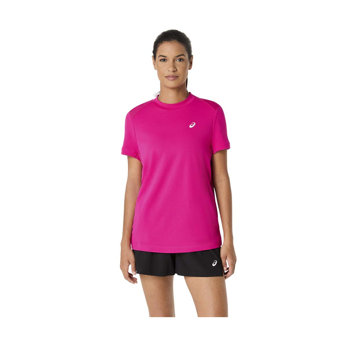Asics Court SS Woman T-Shirt Navy Blue