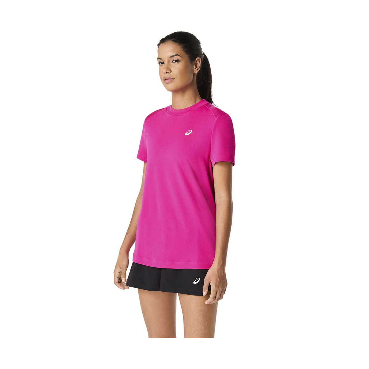 Asics Court SS Woman T-Shirt Navy Blue