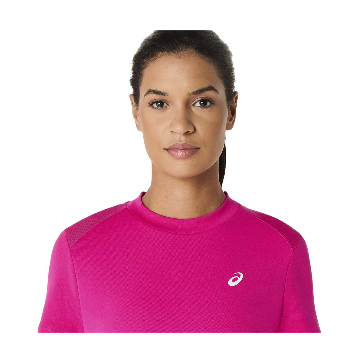 Asics Court SS Woman T-Shirt Navy Blue