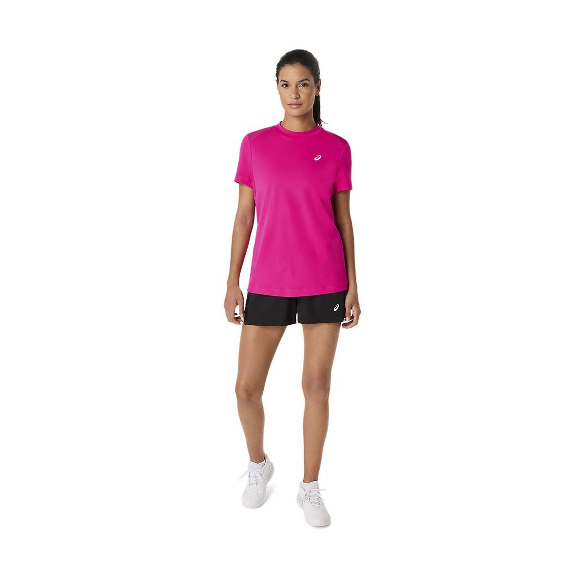 Asics Court SS Woman T-Shirt Navy Blue