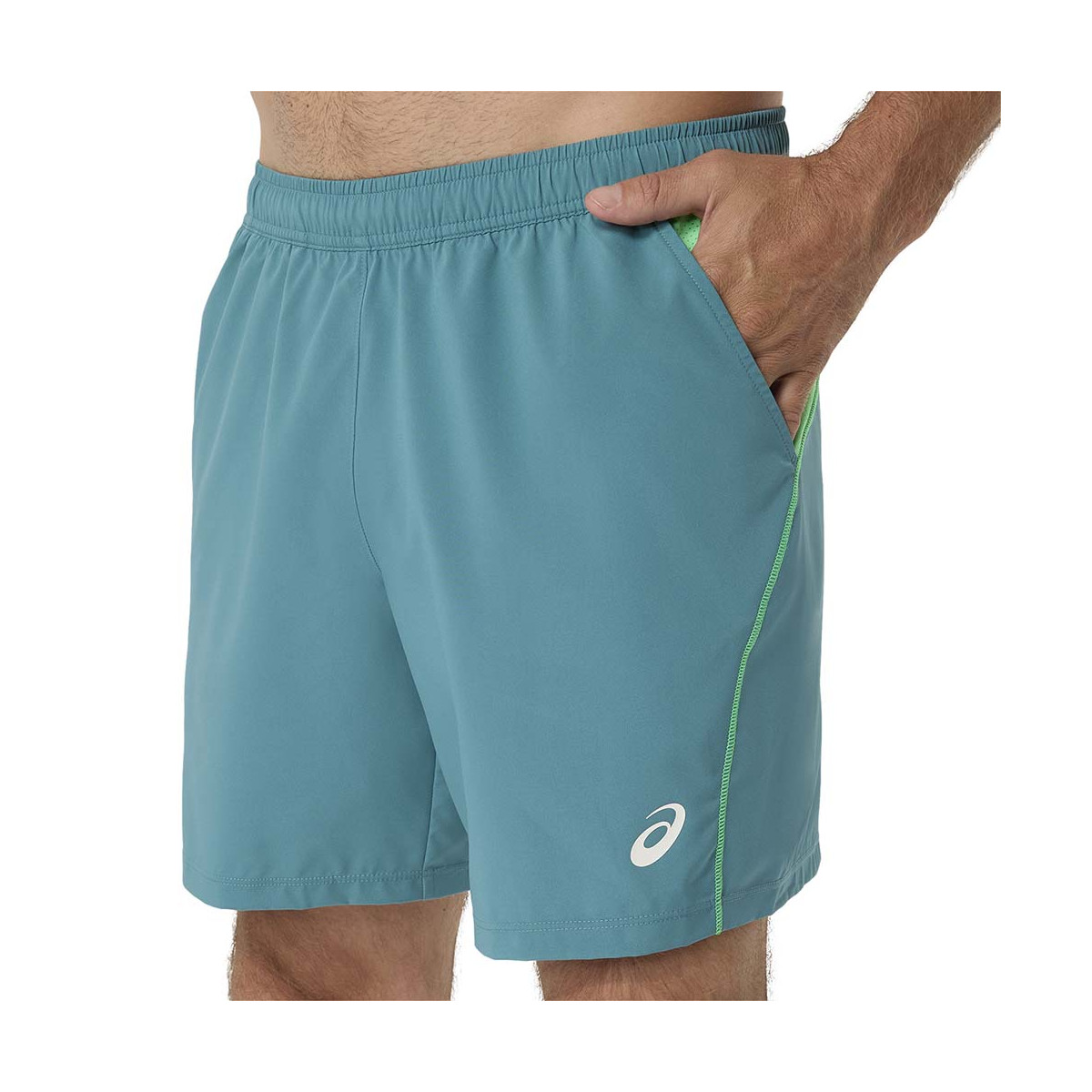 Asics Padel Court Shorts Cream / Green