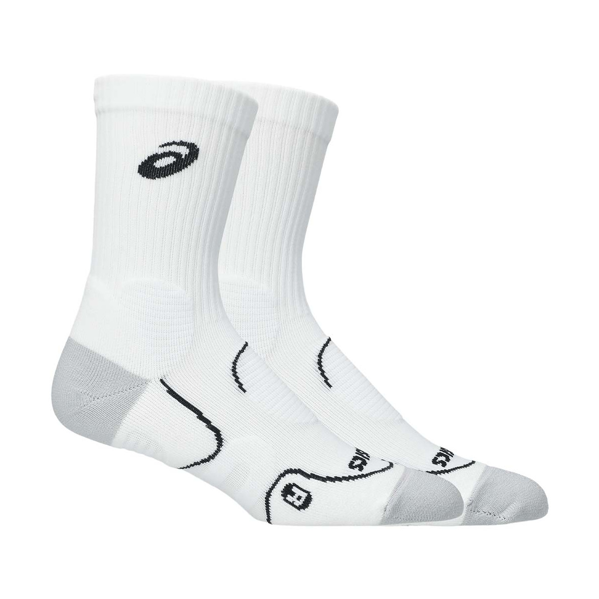 Asics Tennis Court+ Crew White Socks