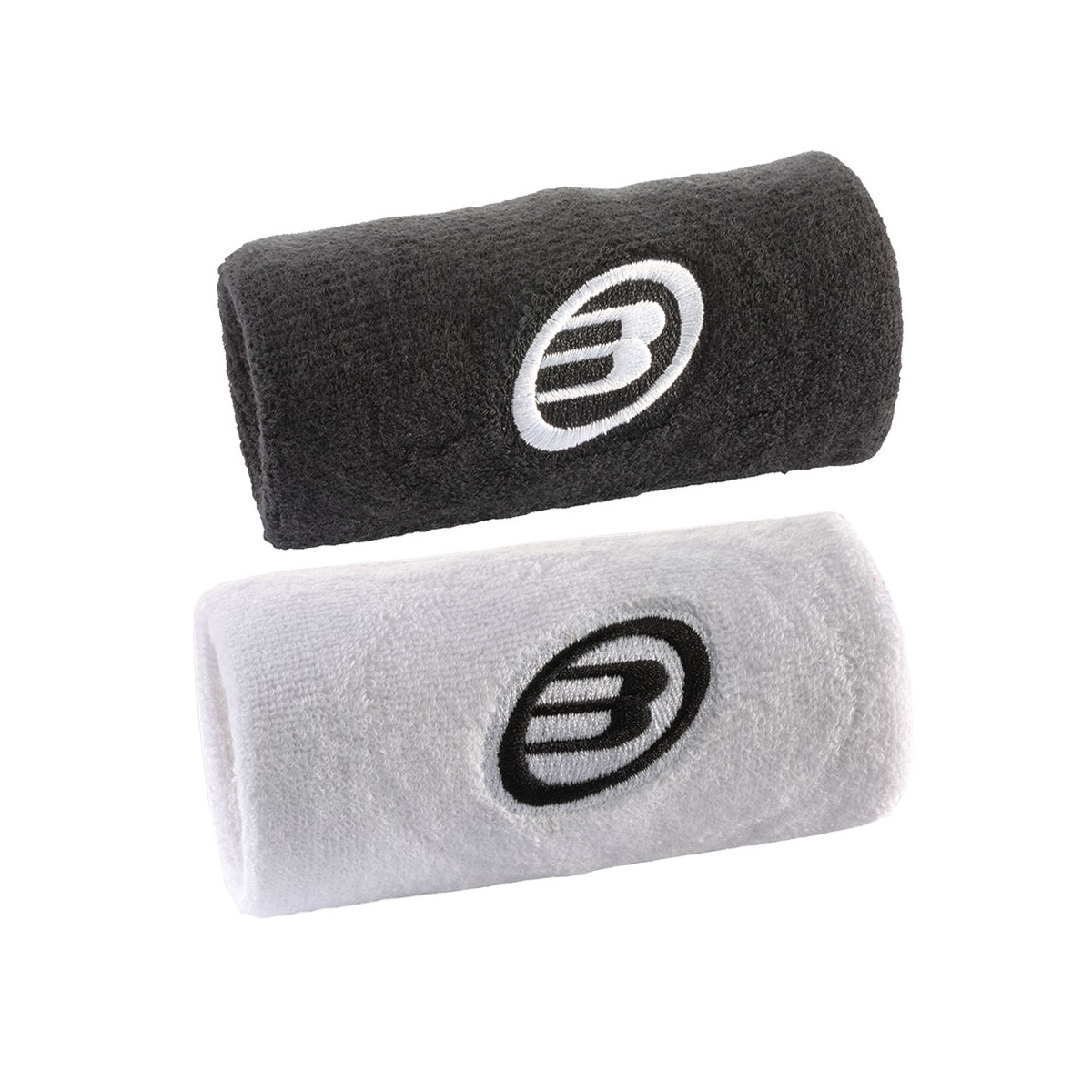 Wristbands Bullpadel White / Black x 2