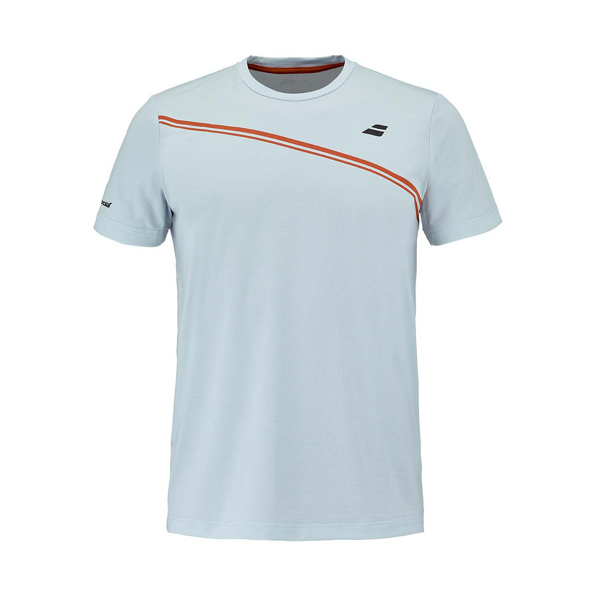 Babolat Play Crew Neck Boy White / Blue T-Shirt