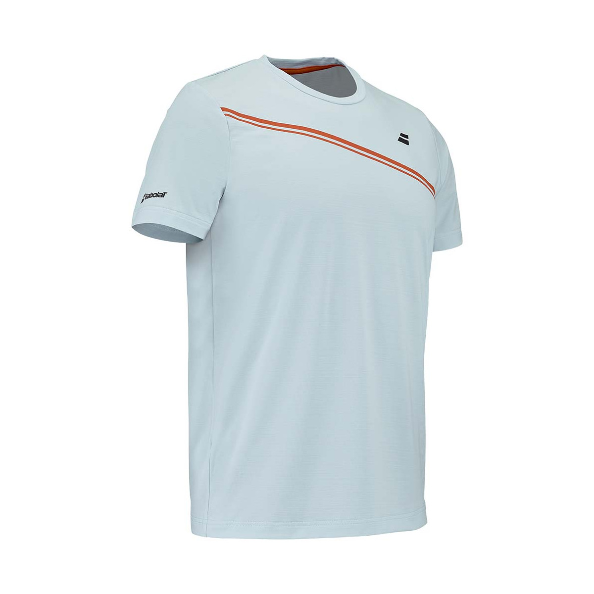 Babolat Play Crew Neck Boy White / Blue T-Shirt