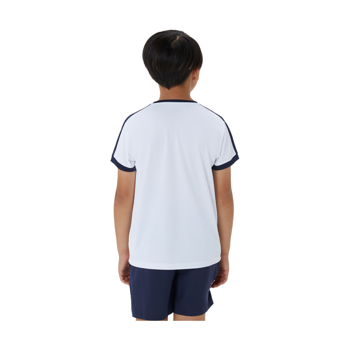 Asics Boy's Cream / Blue T-Shirt