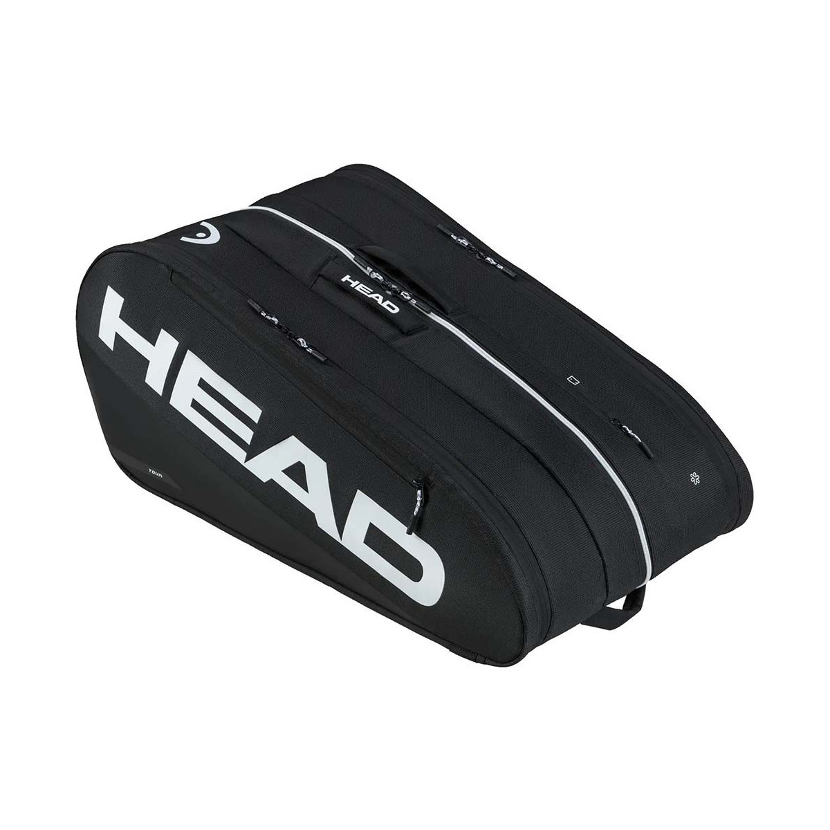 Head Tour XL Black 12R Tennis Bag