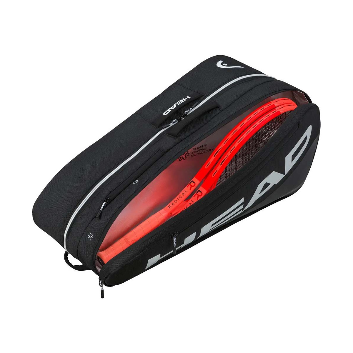 Head Tour L 9R Black Tennis Bag