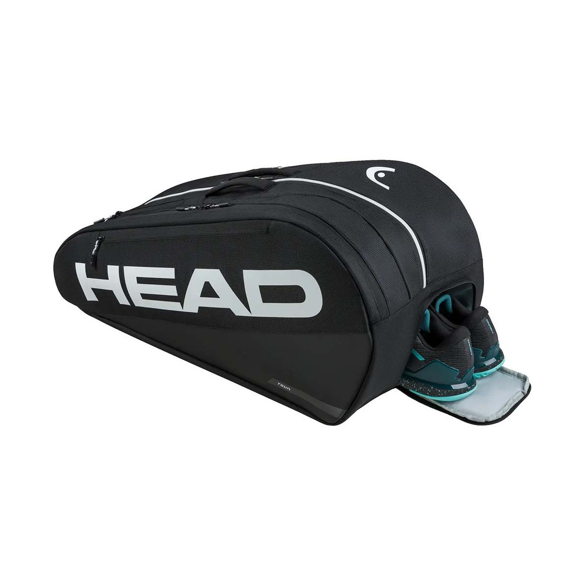 Head Tour L 9R Black Tennis Bag