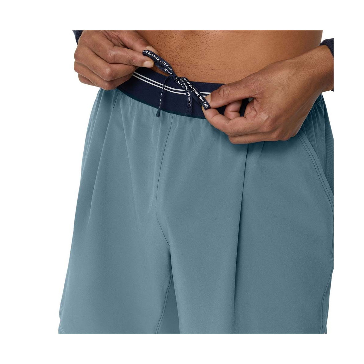 Asics Game 7-Inch Tennis Shorts - Ironclad Blue/Grey