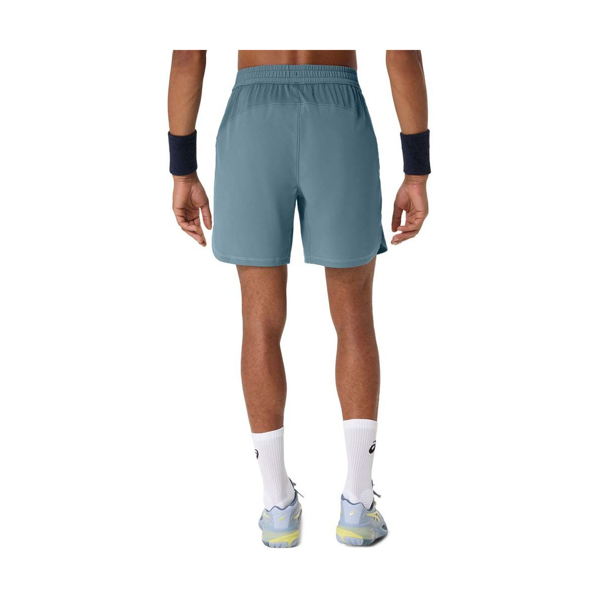 Asics Game 7-Inch Tennis Shorts - Ironclad Blue/Grey