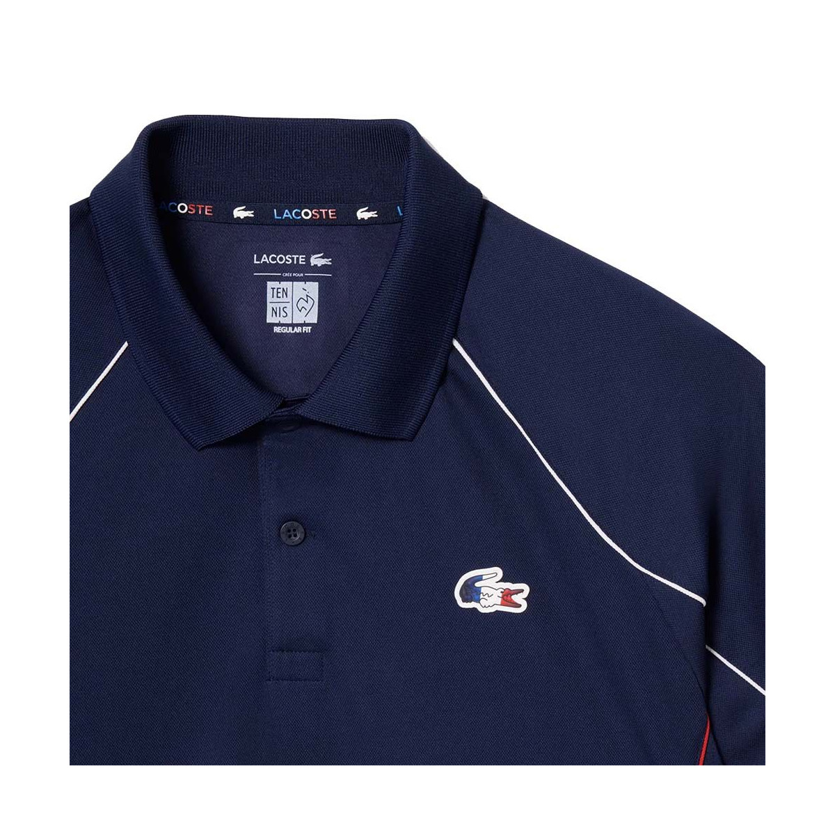 Lacoste French National Tennis Team Polo Navy Blue