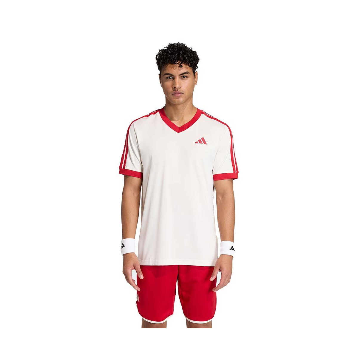Adidas Tennis Classics T-Shirt White / Red