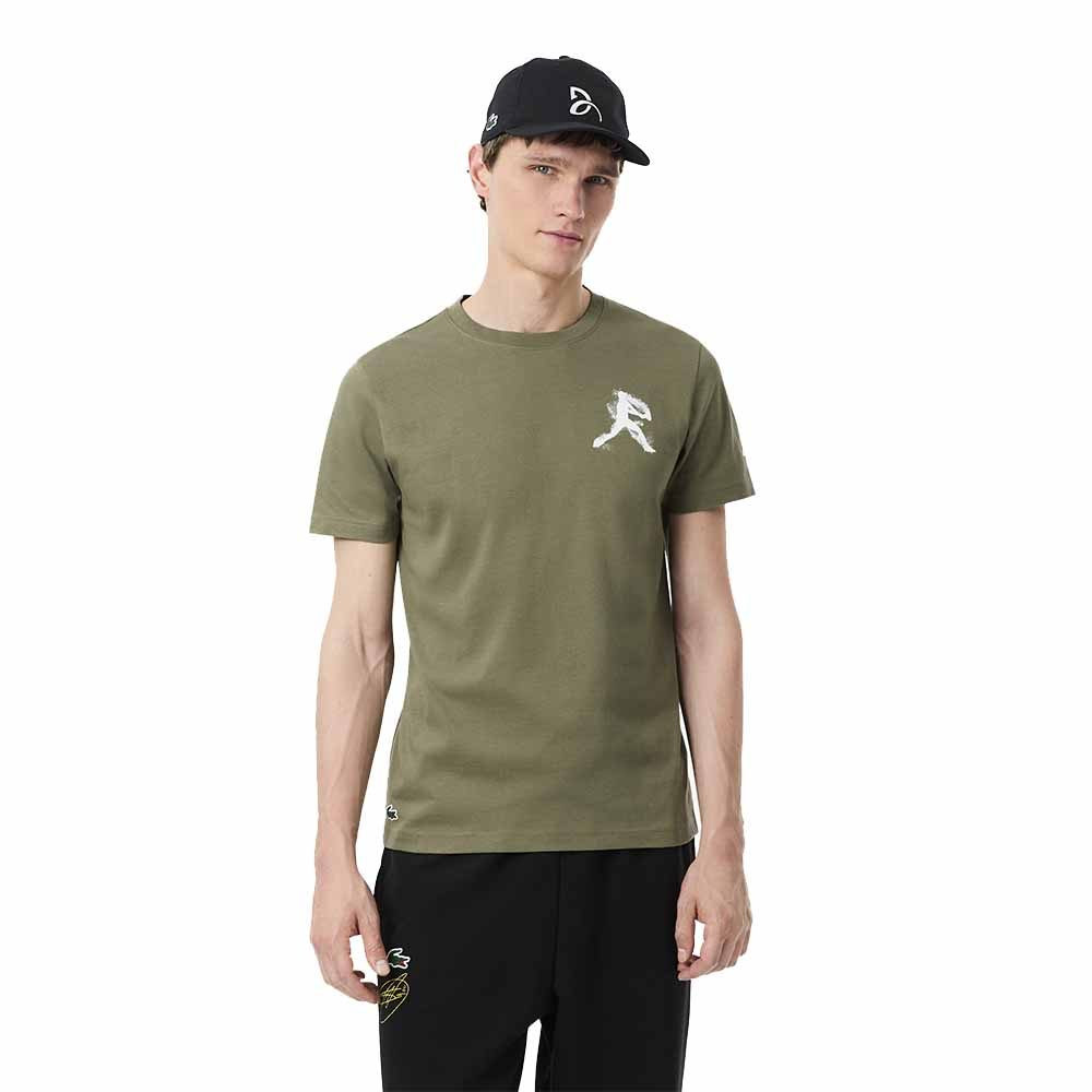 Lacoste Tennis x Novak Djokovic T-Shirt + Cap Pack Khaki