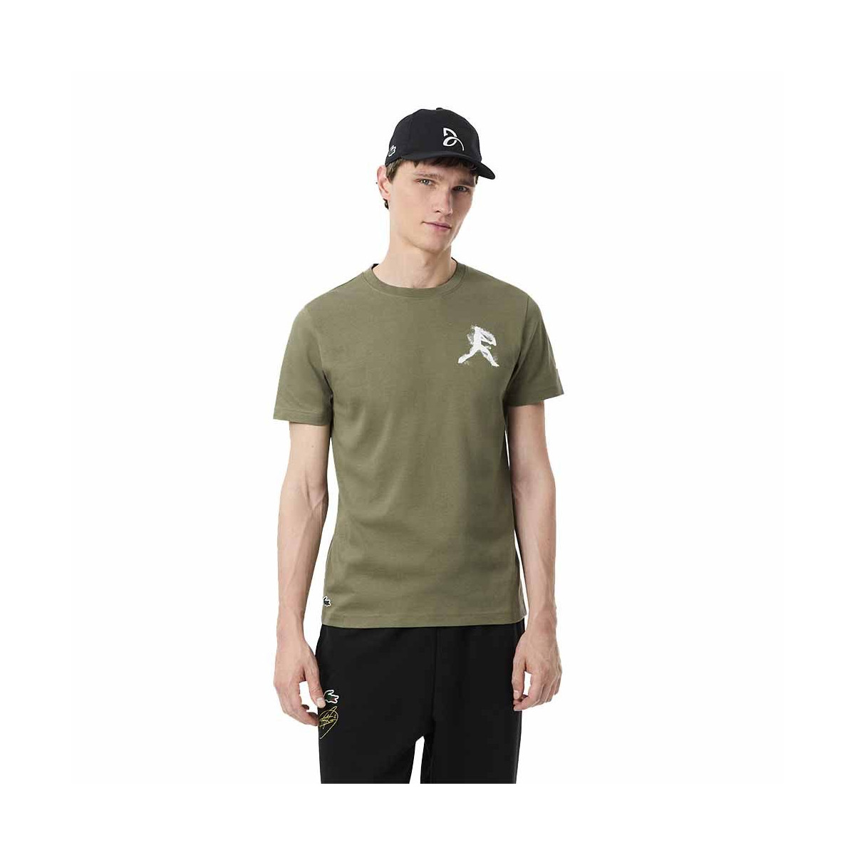 Lacoste Tennis x Novak Djokovic T-Shirt + Cap Pack Khaki