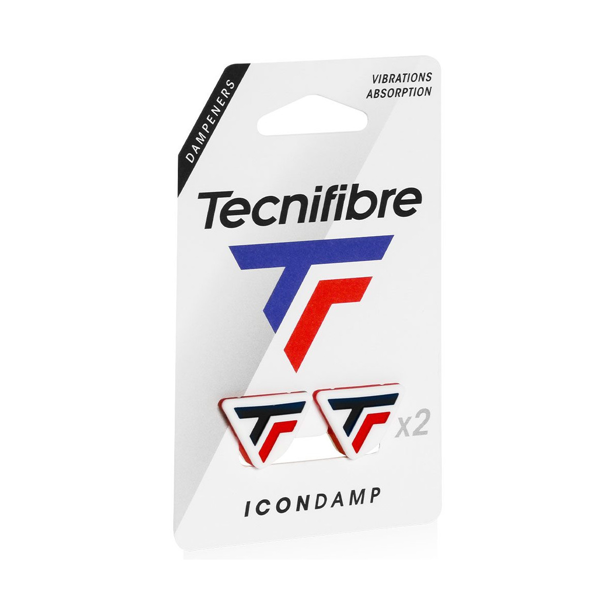 Tecnifibre Icon Damp White / Red Vibration Dampener