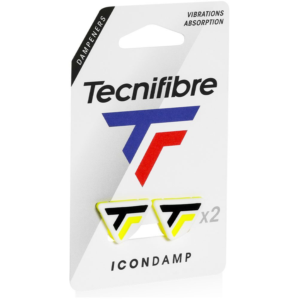 Tecnifibre Icon Damp Vibration Dampener White / Yellow
