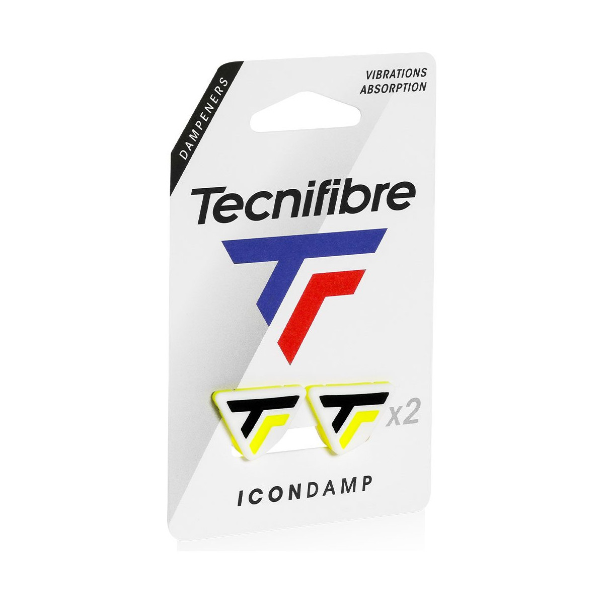 Tecnifibre Icon Damp Vibration Dampener White / Yellow