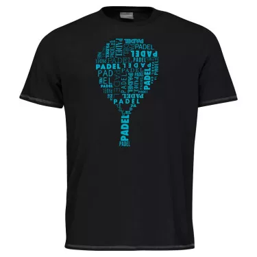 Head Typo Navy Blue T-Shirt