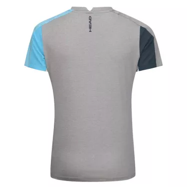 Head Padel Tech Woman Grey / Blue T-Shirt
