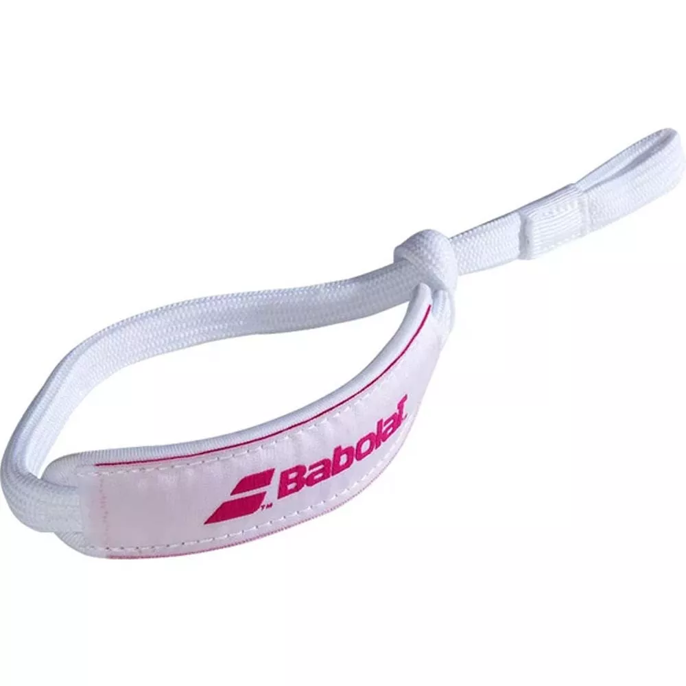 Babolat Wrist Strap White Pink